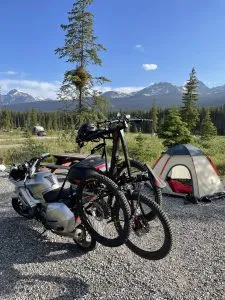 Yamaha FJR 1300 with Vert Rack Yamaha FJR 1300 with Vert Rack